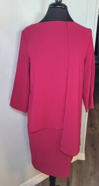 VTG Tom & Linda Platt Pink 60s Style Dress Sz 10